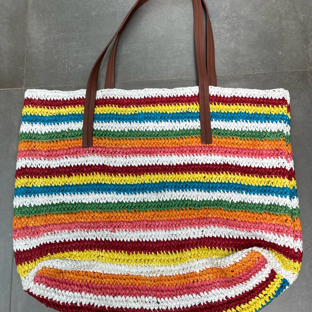 J.Crew Stripe Tote
